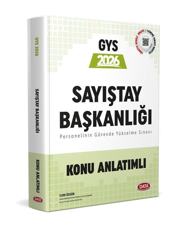 2026 GYS Sayıştay Başkanlığı Konu Anlatımlı Data Yayınları - Data Yayınları - Image 1