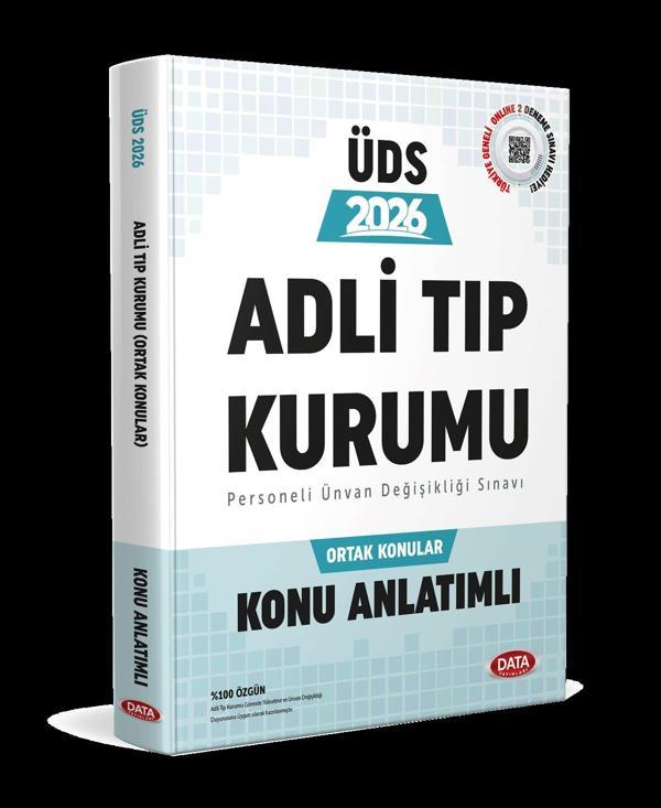 2026 ÜDS Adli Tıp Kurumu Ortak Konular Konu Anlatımlı Data Yayınları - Data Yayınları - Image 1