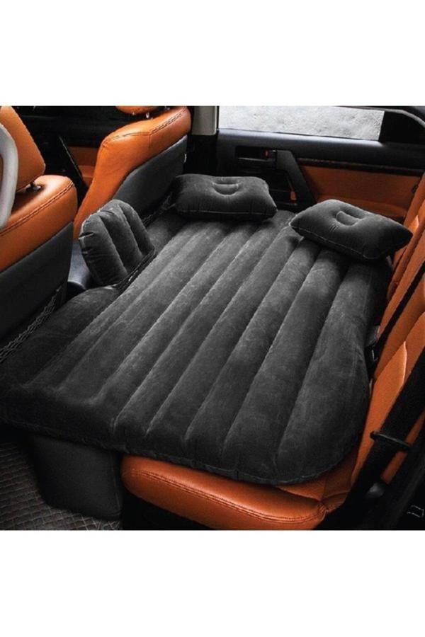 Köy Tohumları Araç İçi Şişme Yatak Araç Araba Çakmalıkla Çalışan Şişirme Pompası Ve 2 Adet Yastık Hediyemizdir - Image 1