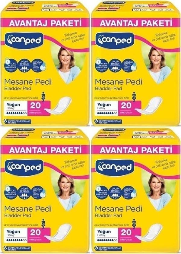Canped Mesane Pedi Büyük Boy L Beden (tam Yoğun) 20 X 4-80 Adet Avantaj Paketi - Image 1
