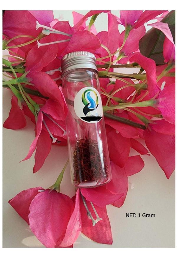 Nature Safran 1Gram ,Orijinal Iran Safranı Süper Top Negin (Doğal Ve Organik) (Net Ağırlığı : 1 Gr) - Image 1