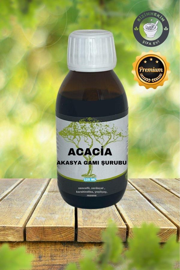Bizimhekim Acacia Akasya Gamı Şurubu 125 Ml Ödem Atmaya Yardımcı Detox Şurubu - Image 1