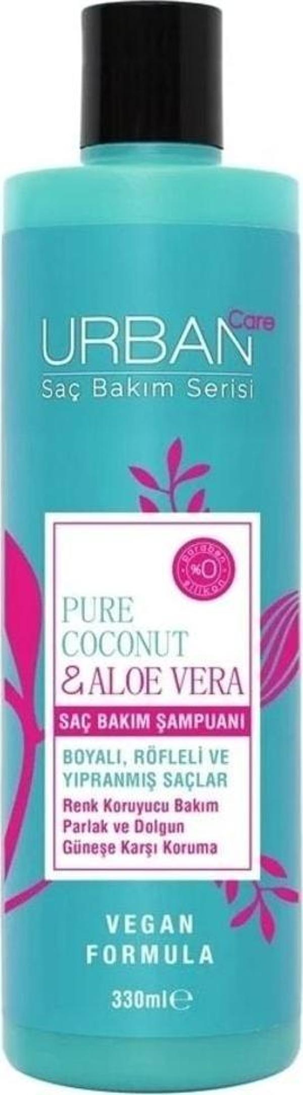Urban Care Şampuan 330ml Pure Coconut Aloe Vera - Image 1