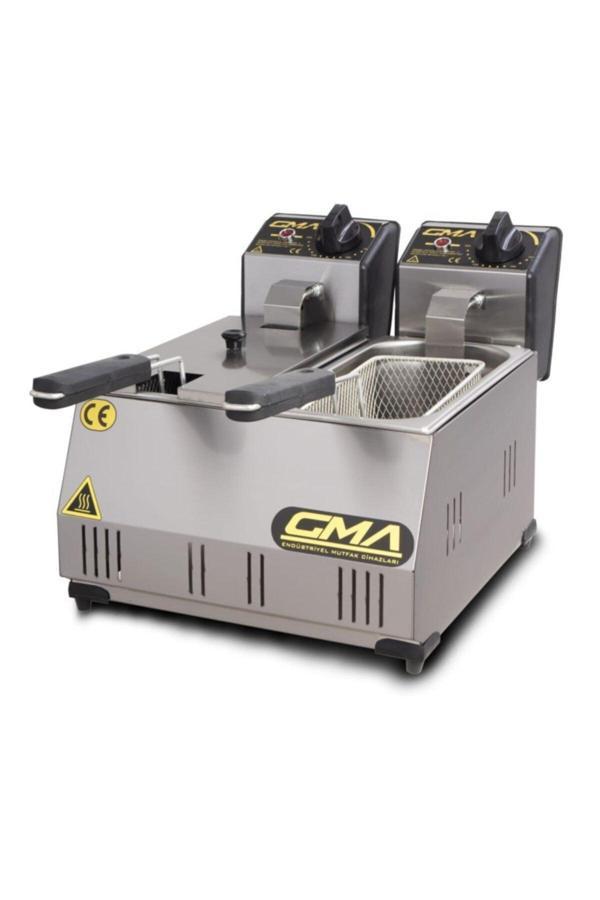 GMA G1210 FR 4000 Kcal Elektrikli 5+5 Litre Fritöz - Image 1