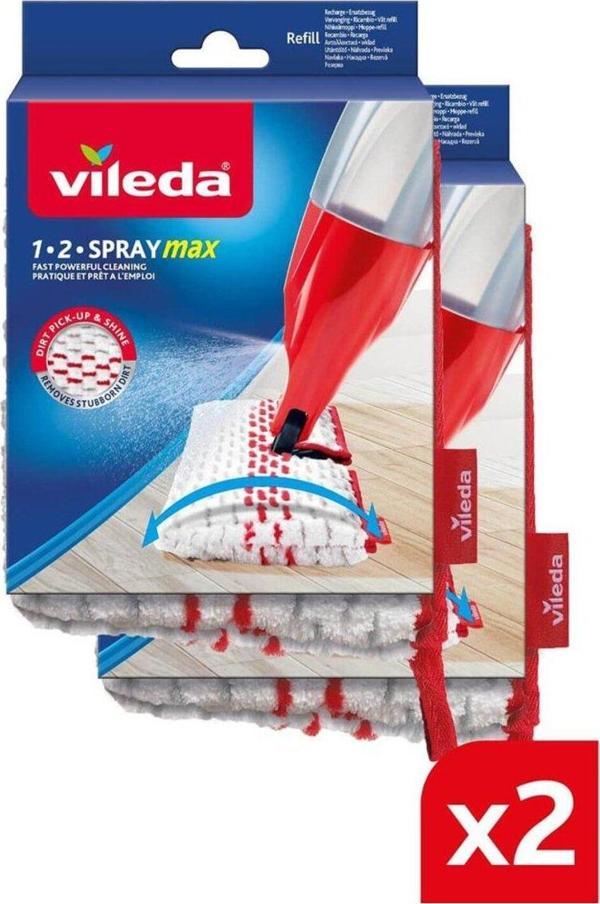 Vileda 2 Paket Sprey Max Yedek Mop - Image 1