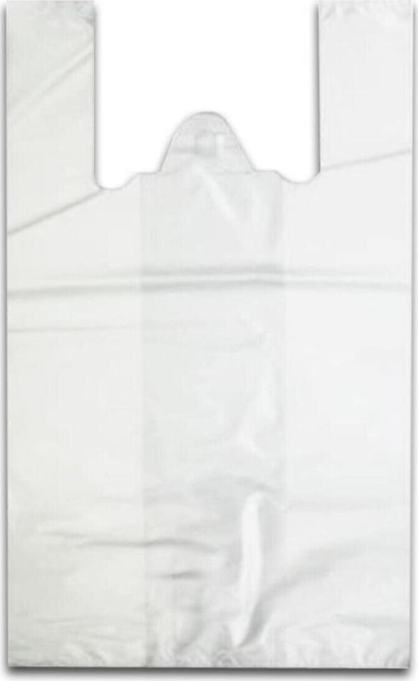 Yakutsan Beyaz Poşet Büyük Boy 30x56 Cm - Image 1