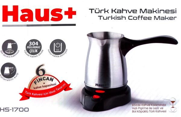 Hauser Hs1700 Türk Kahve Makinesi Çelik  - Image 1