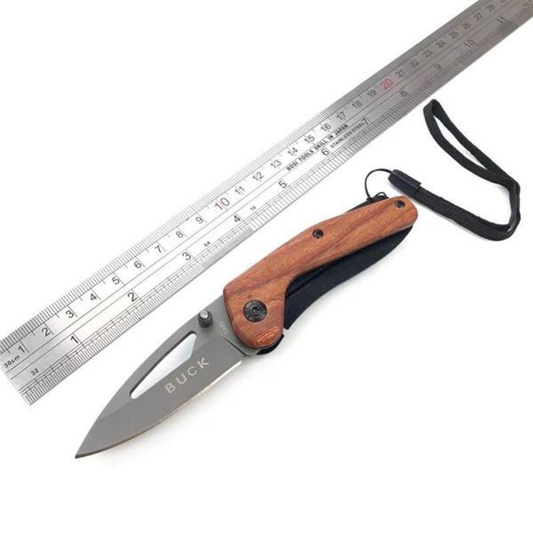 Kişiye Özel Buck Model İpli Cep Çakı - Image 1