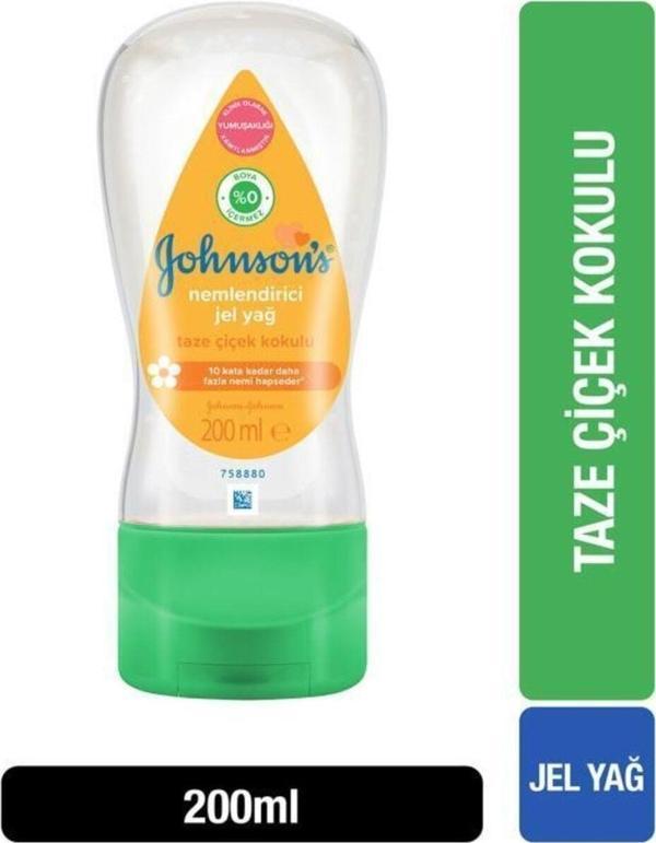 Johnson's Johnson’s Bebek Nemlendirici Jel Yağ 200 ml. - Image 1