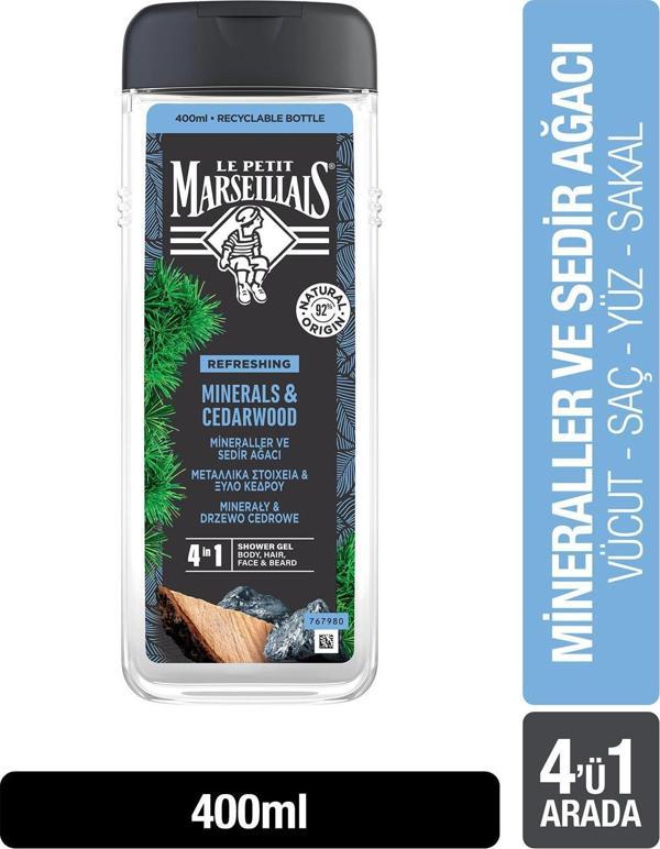 Le Petit Marseillais Lpm Mineraller Ve Sedir Ağacı Duş Jeli 400 ml - Image 1
