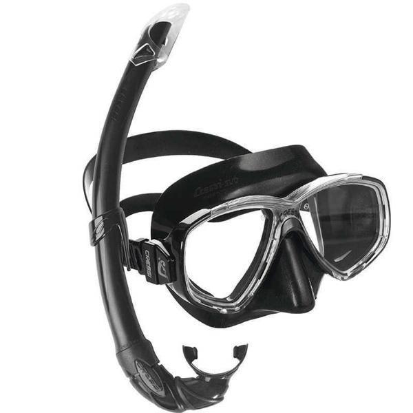 Cressi Perla Maske Mexico Şnorkel Seti BLACK - Image 1