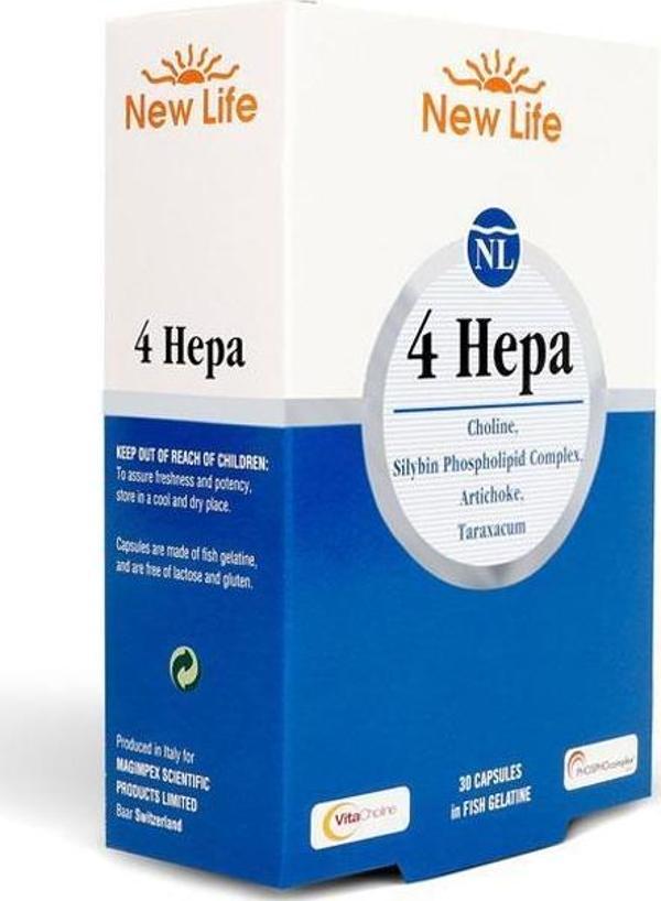 4 HEPA Takviye Edici Gıda 30 Kapsül - Image 1