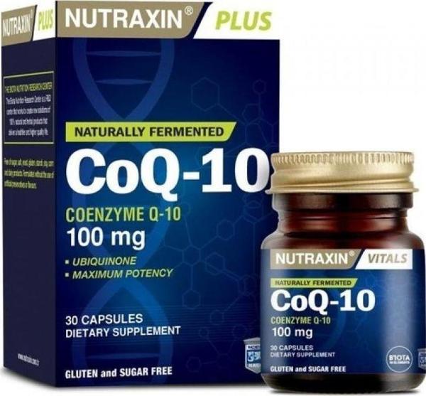Nutraxin Koenzim Q-10 İçeren Takviye Edici Gıda 100 Mg 30 Kapsül - Image 1