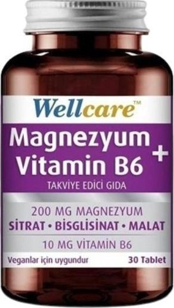Magnezyum + Vitamin B6 İçeren Takviye Edici Gıda 30 Tablet - Image 1