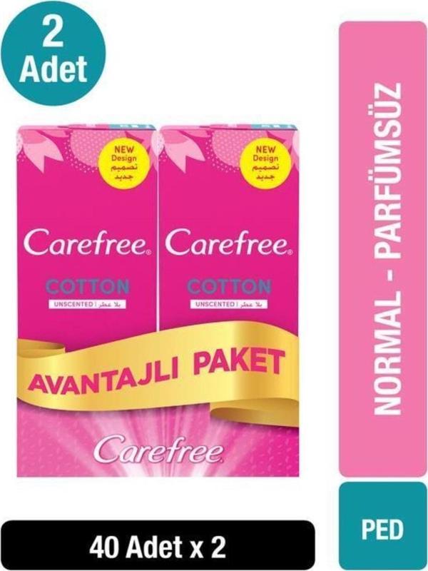 Carefree Refresh Breathable-fresh Günlük Ped 20'li X4 - Image 1