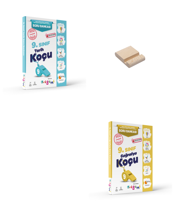 ORİGAMİ 9. Sınıf Tarih ve Coğrafya Soru Bankası + Telefon Standı - Tammat  Yayıncılık - Image 1