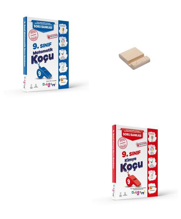 ORİGAMİ 9. Sınıf MAtematik ve Kimya Soru Bankası + Telefon Standı - Tammat  Yayıncılık - Image 1