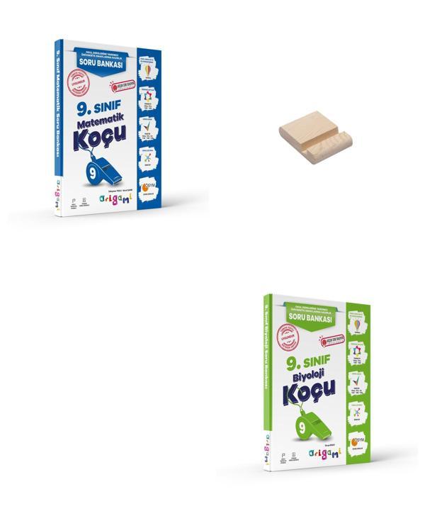 ORİGAMİ 9. Sınıf Matematik ve Biyoloji Soru Bankası + Telefon Standı - Tammat  Yayıncılık - Image 1
