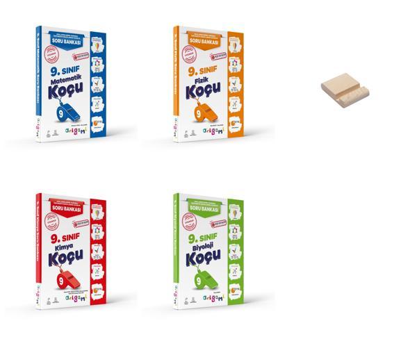 ORİGAMİ 9. Sınıf Matematik Fizik Kimya ve Biyoloji Soru Bankası 4lü Set + Telefon Standı - Tammat  Yayıncılık - Image 1