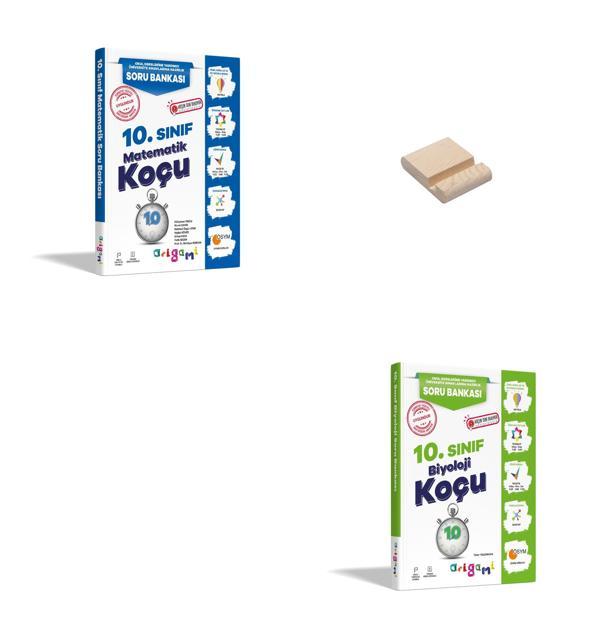 ORİGAMİ 10. Sınıf Matematik ve Biyoloji Soru Bankası + Telefon Standı - Tammat  Yayıncılık - Image 1