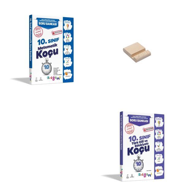 ORİGAMİ 10. Sınıf Matematik ve Edebiyat Soru Bankası + Telefon Standı - Tammat  Yayıncılık - Image 1