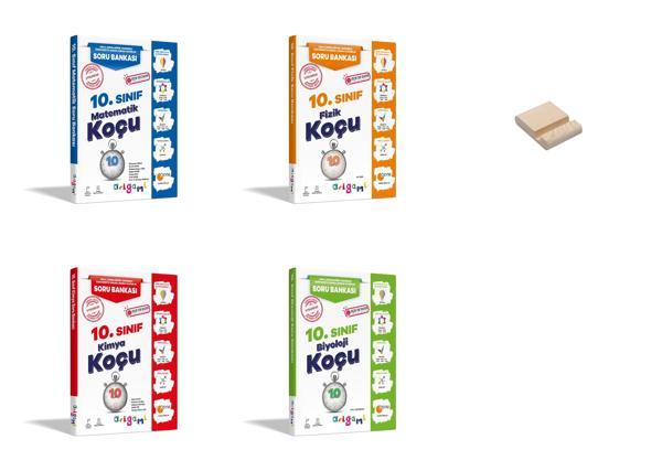 ORİGAMİ 10. Sınıf Matematik Fizik Kimya ve Biyoloji Soru Bankası 4lü Set + Telefon Standı - Tammat  Yayıncılık - Image 1