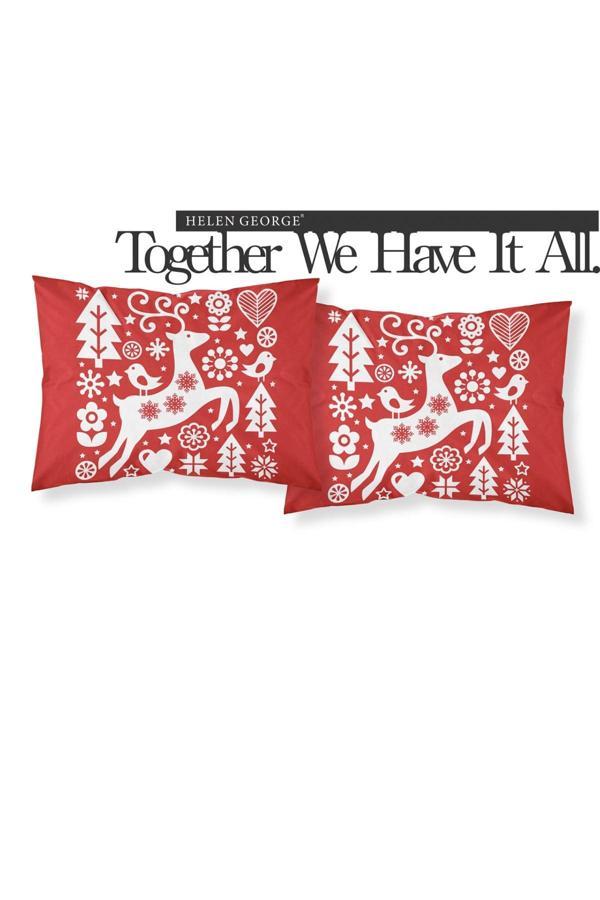 Helen George Vixen Yastık Kılıfı - Yeni Yıl - Image 1