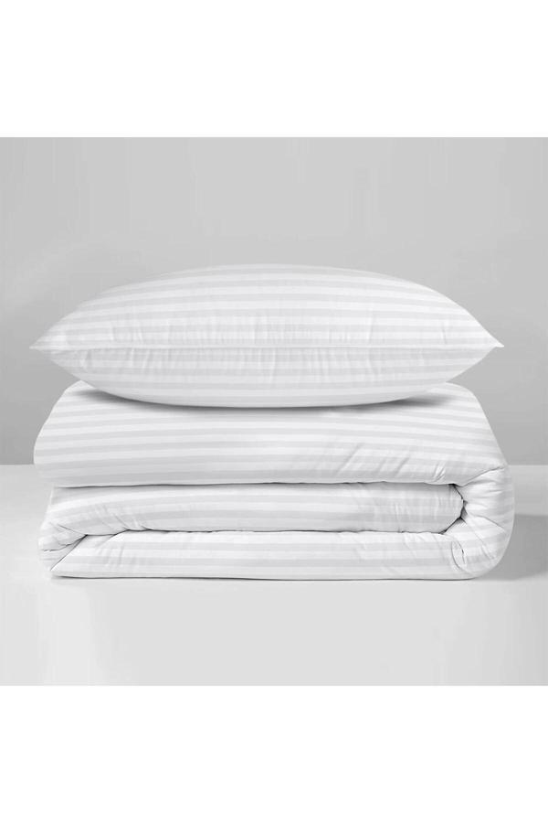 Helen George Çizgili Çift Kişilik Nevresim Seti - Image 1