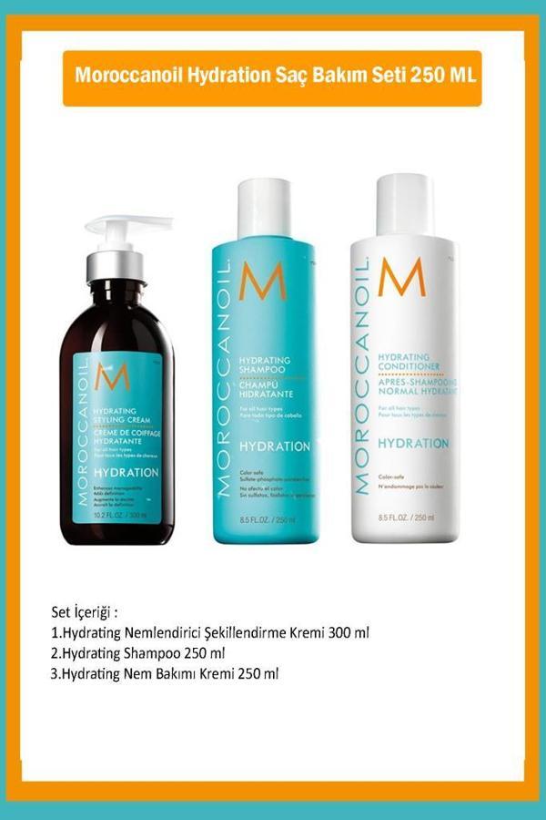 Moroccanoil Hydration Saç Bakım Seti 250 ML - Image 1