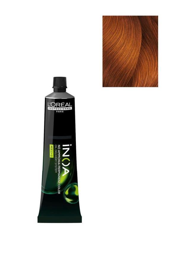 Loreal Professionnel Inoa 6.40 Koyu Kumral Çok Yoğun Bakır 60 gr Saç Boyası - Image 1