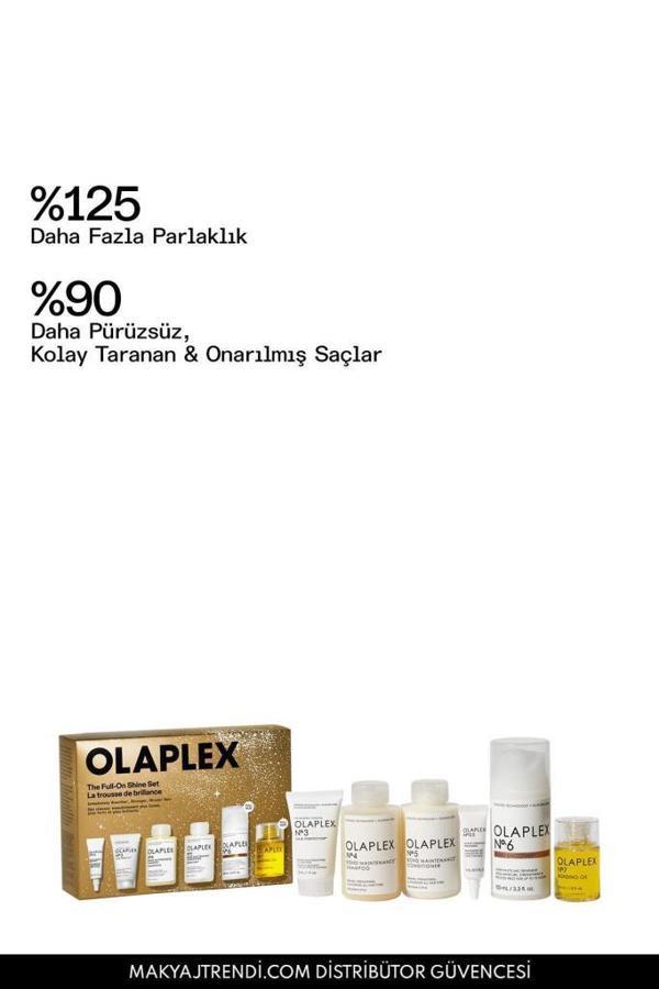 Olaplex The Full-On Shine Onarıcı & Şekillendirici Saç Bakım Seti - Image 1