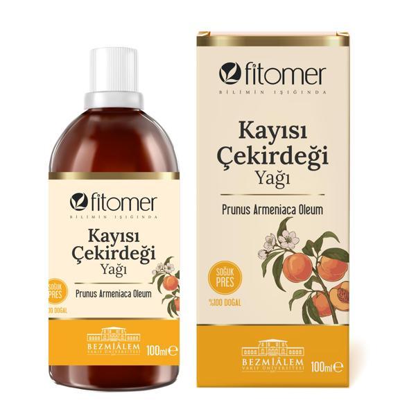 Fitomer Kayısı Çekirdeği Yağı 100 Ml Soğuk Sıkım %100 Doğal - Image 1