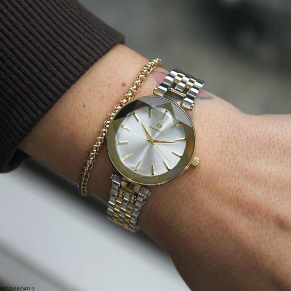 Homies HM25167S01-3 Çelik kordonlu Kadın Kol Saati - Image 1