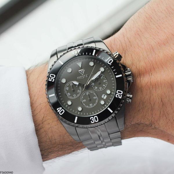 Fiesta FS600940 Çelik Kordonlu Erkek Kol Saati - Image 1