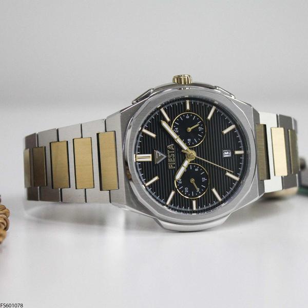 Fiesta FS601078 Çelik Kordonlu Erkek Kol Saati - Image 1