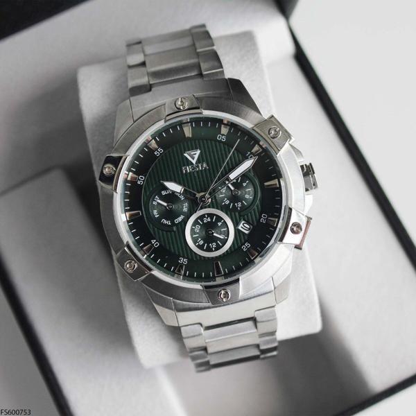 Fiesta FS600753 Çelik Kordonlu Erkek Kol Saati - Image 1