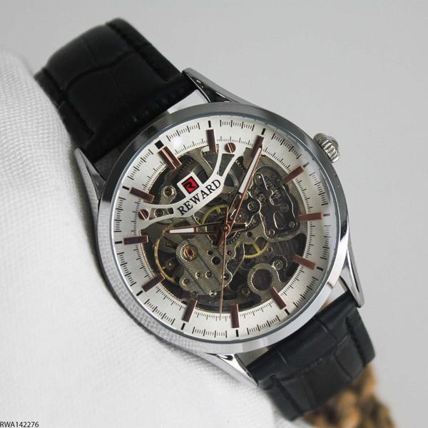 Reward RWA142276 Deri Kordonlu Otomatik Erkek Kol Saati - Image 1