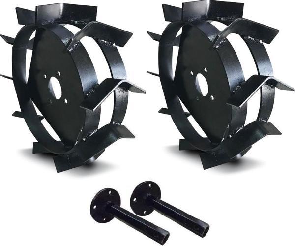 Çapa Makineları Demir Teker Ve Aks Takımı 400x8-27 mm - Image 1