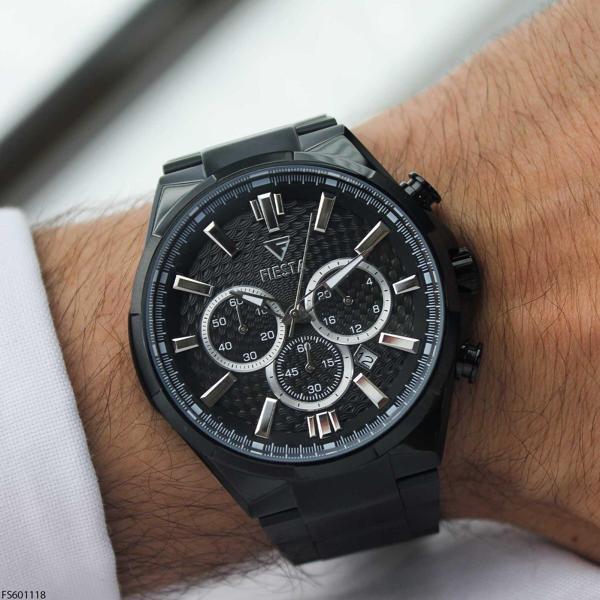 Fiesta FS601118 Çelik Kordonlu Erkek Kol Saati - Image 1