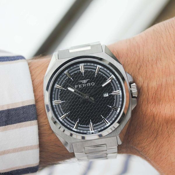 Ferro F43025A2 Çelik Kordonlu Erkek Kol Saati - Image 1