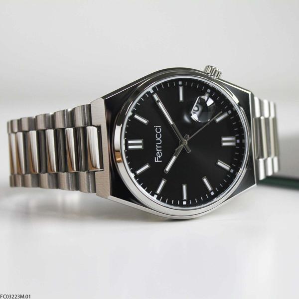 Ferrucci FC03223M.01 Çelik Kordonlu Erkek Kol Saati - Image 1