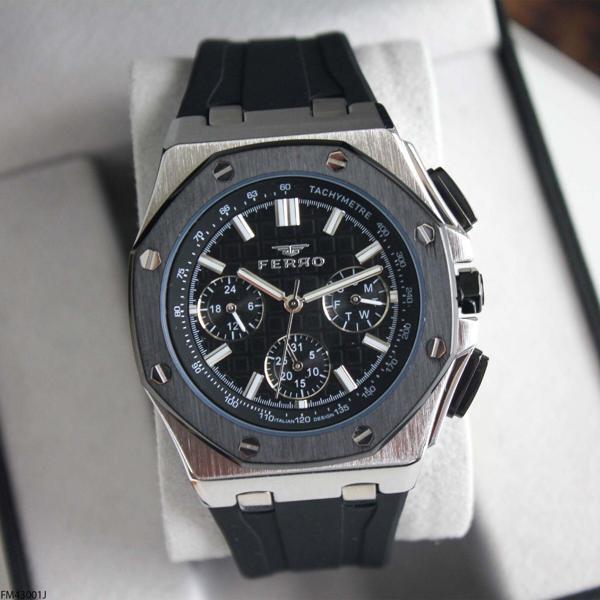 Ferro FM43001J Silikon Kordonlu Erkek Kol Saati - Image 1