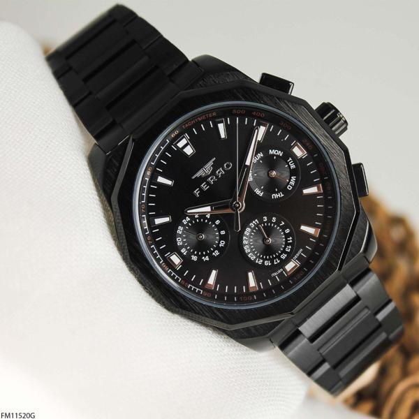 Ferro FM11520G Çelik Kordonlu Erkek Kol Saati - Image 1