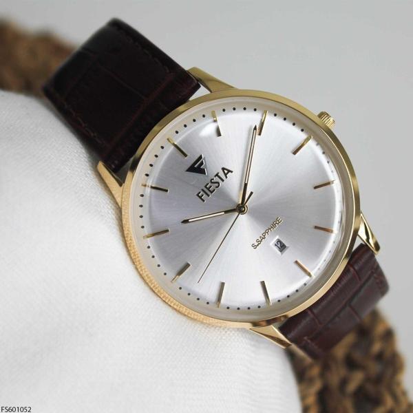 Fiesta FS601052 Deri Kordonlu Erkek Kol Saati - Image 1