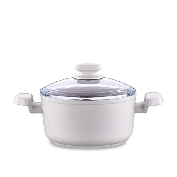 Korkmaz Ornella Sera Vanilya Tencere 24x12,5 cm A3972 - Image 1