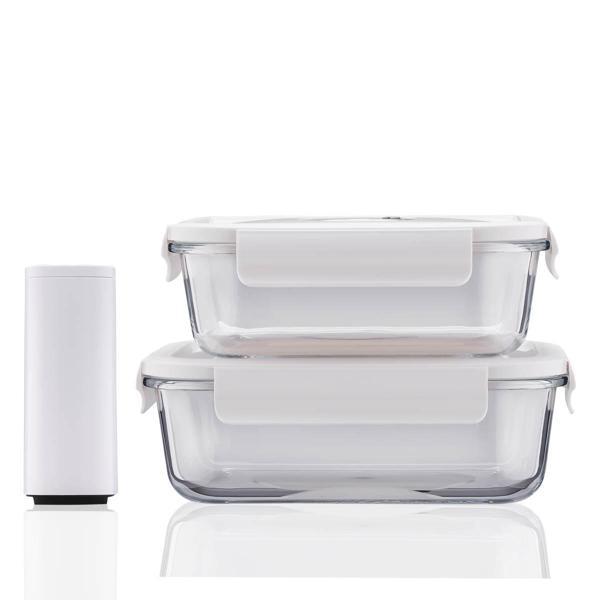 Korkmaz Freska Otomatik Vakumlu Cam Saklama Seti A5660 - Image 1