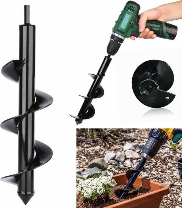 Matkap Ucu üniversal Toprak Burgu Aparatı 20 cm - Image 1