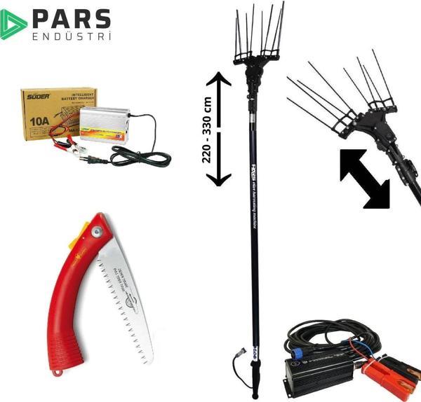 Pars Olive Premium Akülü Zeytin Hasat Makinesı + Şarj Cihazi + Testere - Image 1