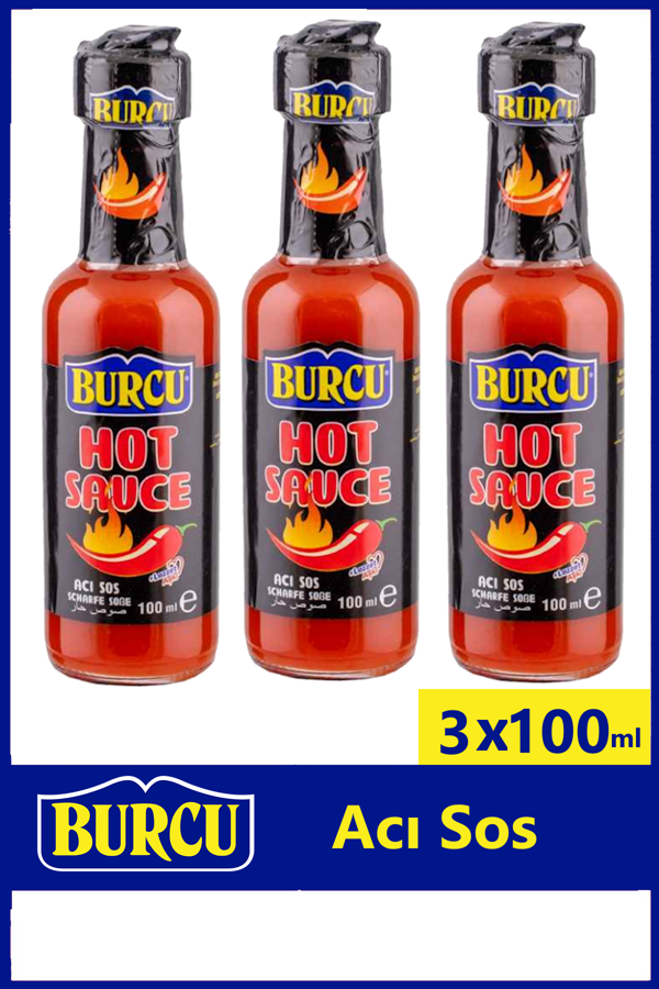 Burcu Acı Sos 100 ml x 3 Adet - Image 1