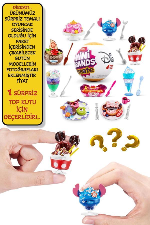 Mini Brands Create Snacks Sürpriz Disney Temalı Koleksiyonluk Mini Atıştırmalıklar Yapma Seti 1 ADET - Image 1